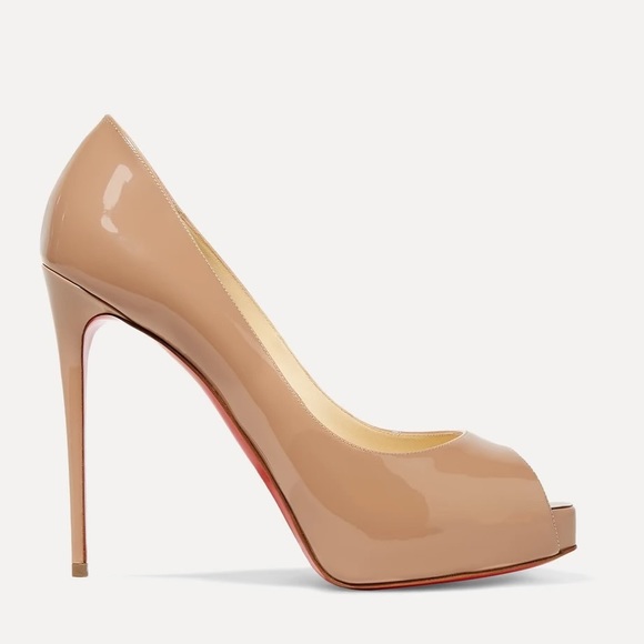 Christian Louboutin Shoes - Christian Louboutin patent leather platform pump